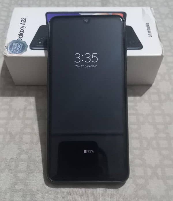 SAMSUNG GALAXY A22 WITH BOX 2