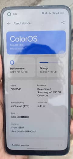 oppo F21 pro 5G