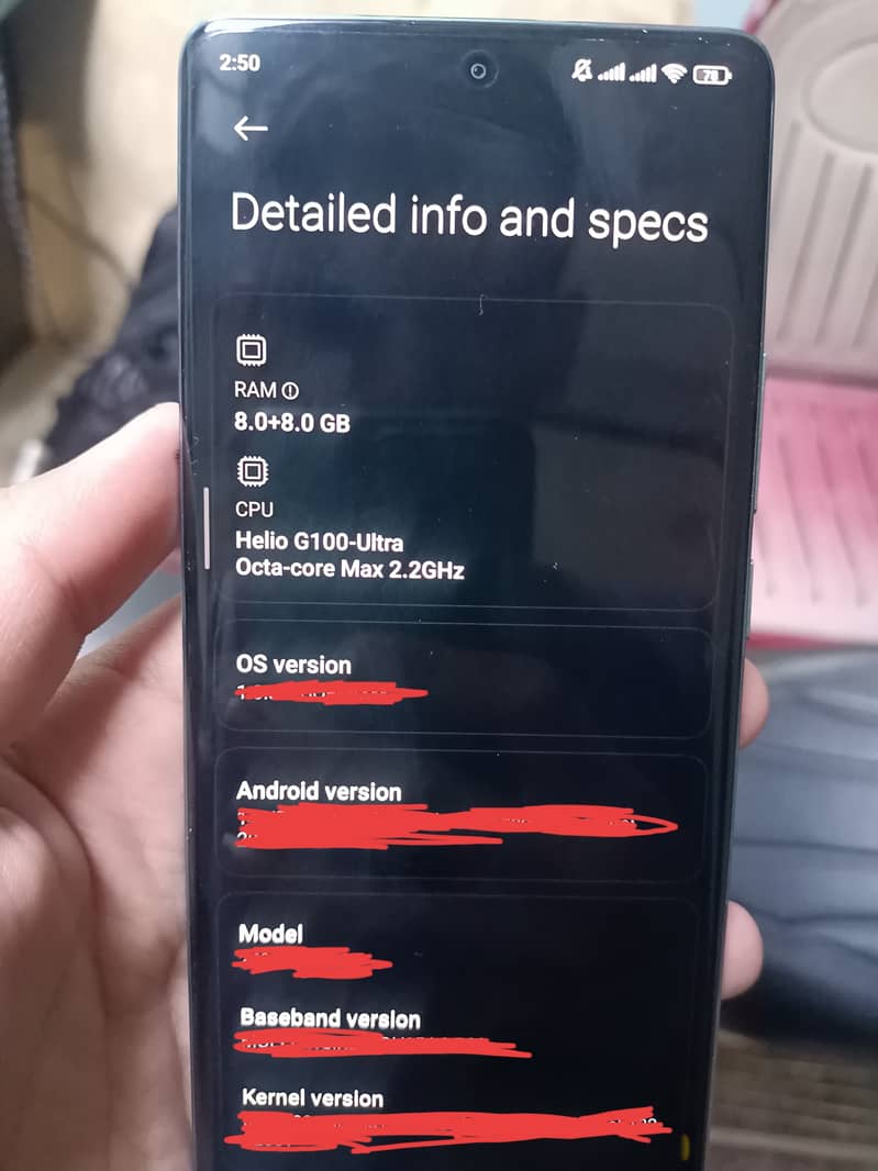 Redmi not 14 pro (Only box opened) 8