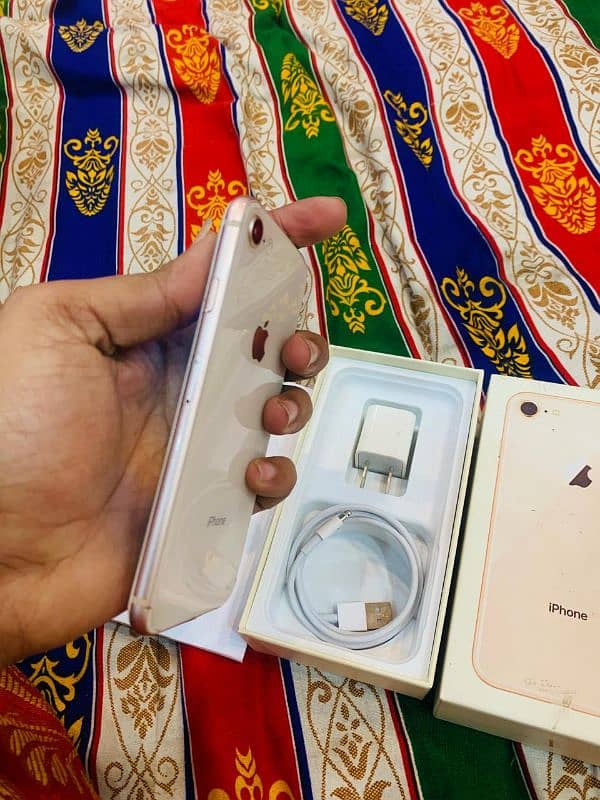 iPhone 8 64gb Pta Approved with Box charge 1