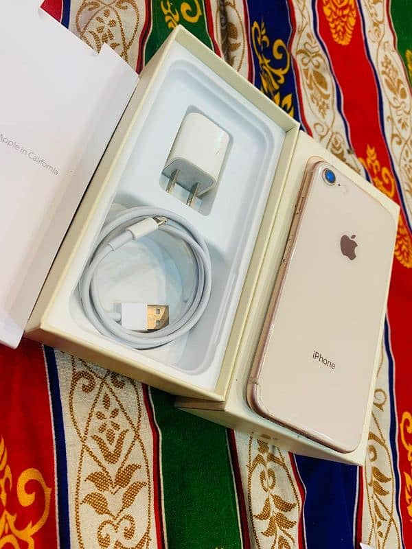 iPhone 8 64gb Pta Approved with Box charge 6