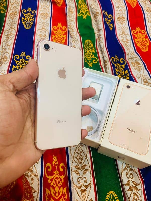 iPhone 8 64gb Pta Approved with Box charge 12