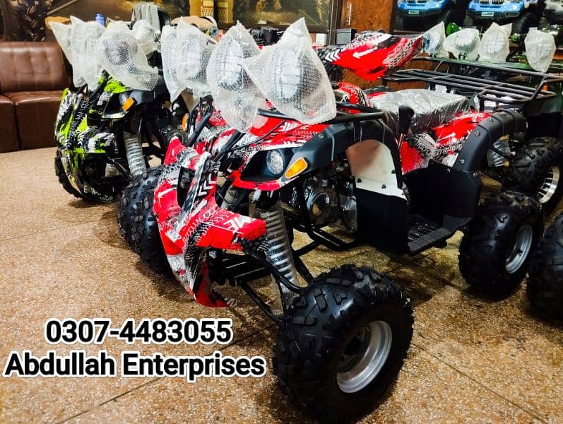 125cc New zero meter ATV Quad Bike for sale deliver all Pak 6
