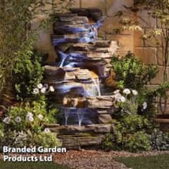 out door or indoor waterfall and under water sandfall making