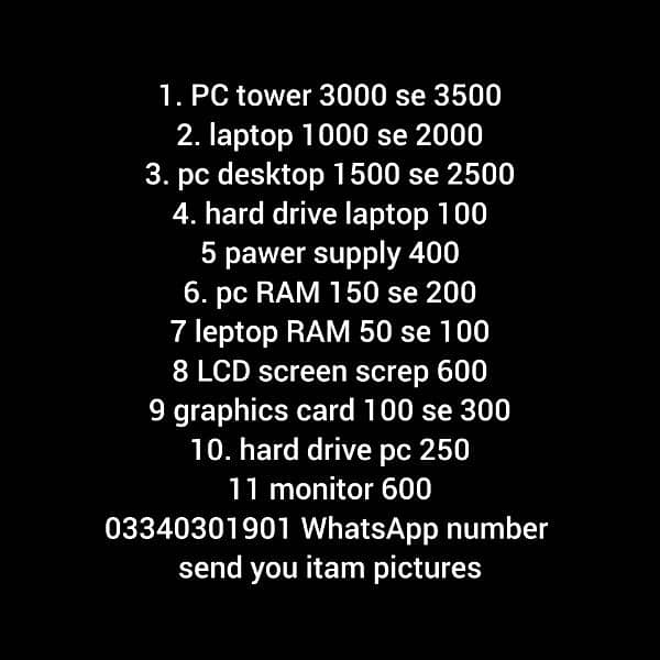 ram PC scrap 200 per pcs ram 1