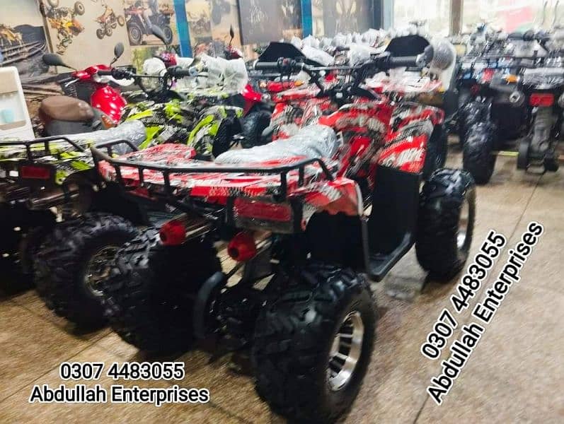 150 size brands New zero meter Audi model ATV Quad Bike for sale 3