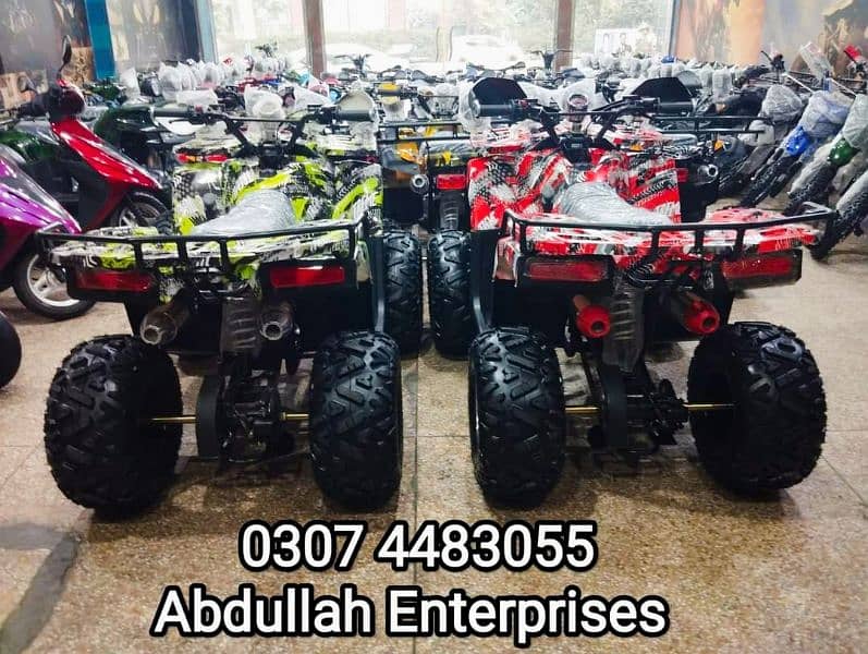 150 size brands New zero meter Audi model ATV Quad Bike for sale 4