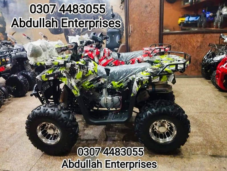 150 size brands New zero meter Audi model ATV Quad Bike for sale 6