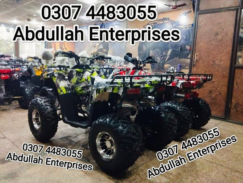 150 size brands New zero meter Audi model ATV Quad Bike for sale 7