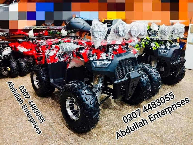 150 size brands New zero meter Audi model ATV Quad Bike for sale 9