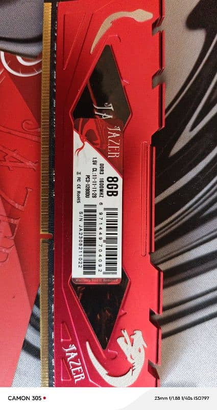 8gb ddr3 ram 1600mhz With heatsink 2