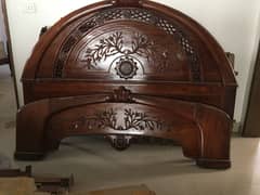 Sheesham wood bed set