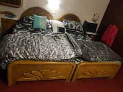 single bed and side table566 A block Q model town ext5