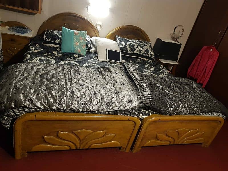 single bed and side table566 A block Q model town ext5 0