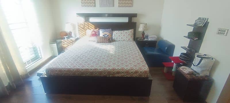 slightly used all most new full bed with mattress 0