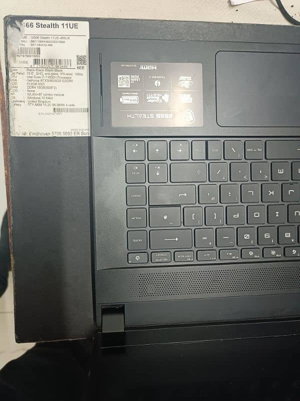 MSI GS 66 raider i7 11 RTX 3060 8gb 3