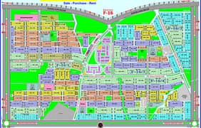 Corner Main Double Road One Kanal (50x90) Residential Plot For Sale In F-16/1 ( Best Investment)