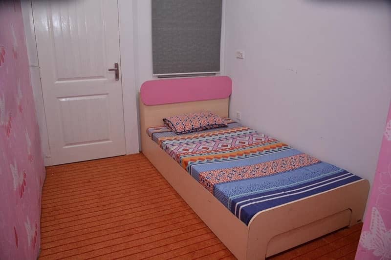 Ladies hostel single independent rooms with attach bath 1