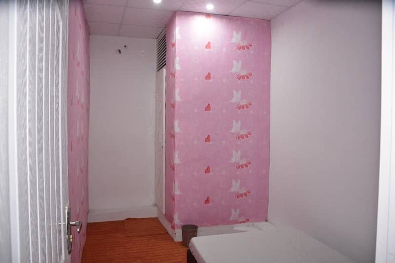 Ladies hostel single independent rooms with attach bath 3