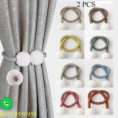 2Pcs Magnetic Pearl Curtain Buckles for Holding Curtains Stylishly