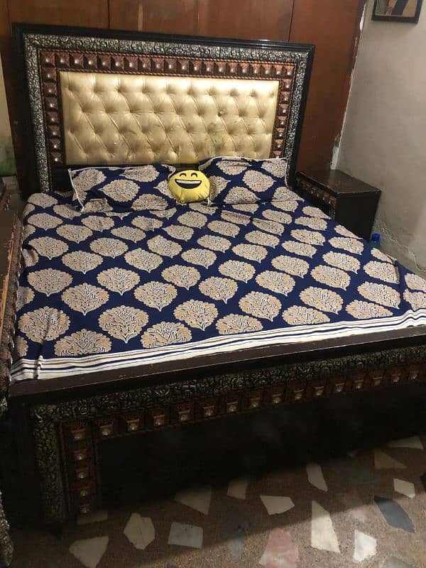 Bed Set/Double Bed/Side Tables/Dressing Table/Show Case/Furniture Set 0