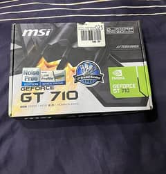 NVIDIA MSI GT 710 2GB DDR3 & PNY Quadro 600