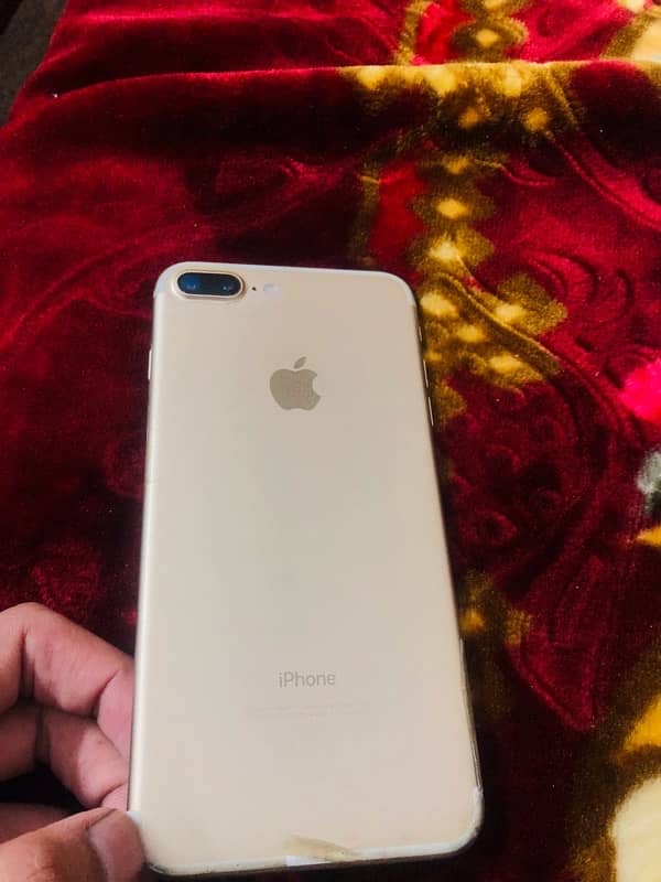 iPhone 7 plus 128gb pta approved. Gold colour 5