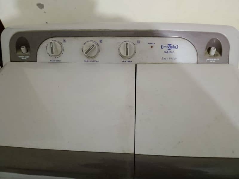 super Asia washing machine neat and ckean 1