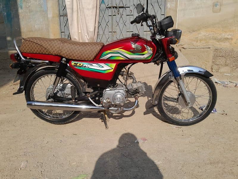 HONDA CD 70 (PUNJAB REGISTERED) 2