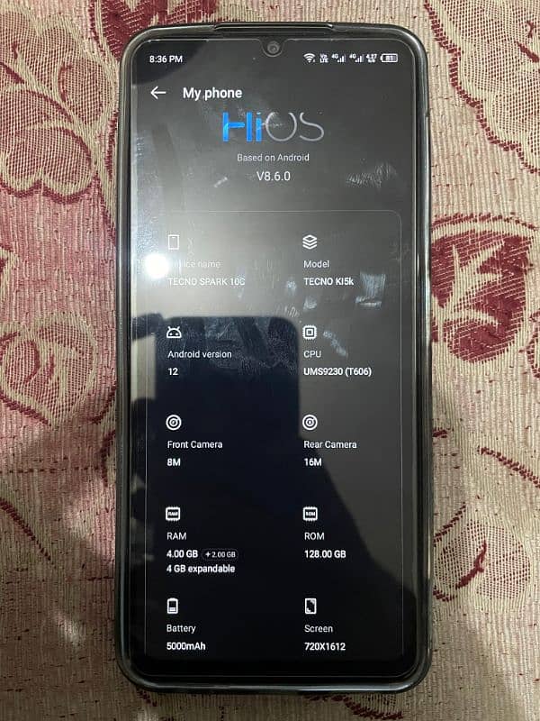 Tecno spark 10c 6