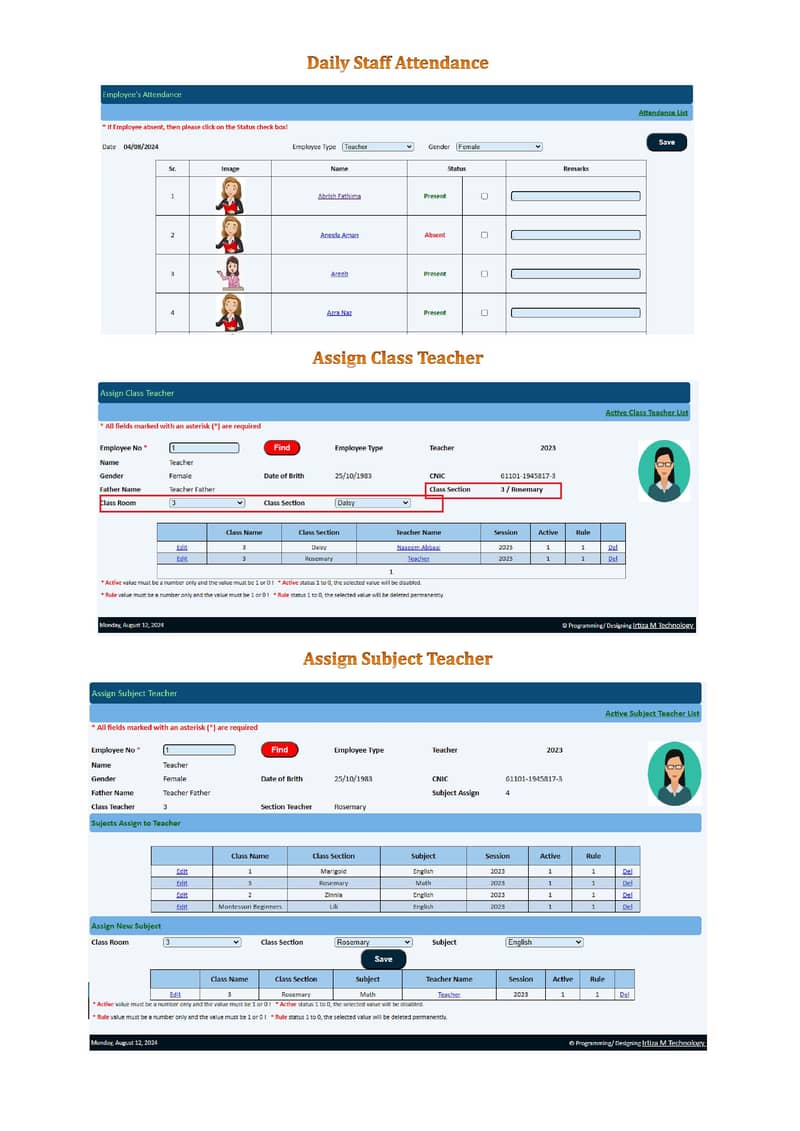 School Management System 3