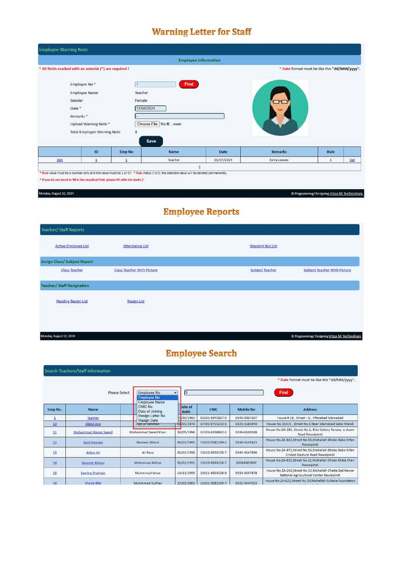 School Management System 4