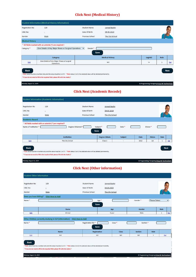 School Management System 10