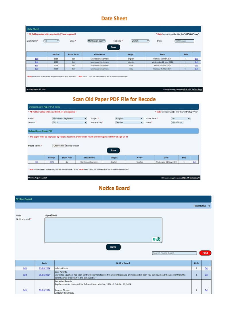 School Management System 17