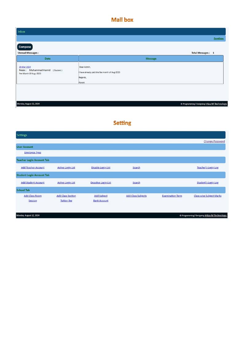 School Management System 18