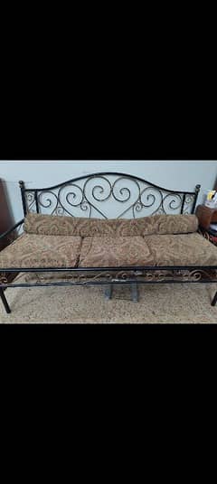 3 seater + 2 seater iron sofa set