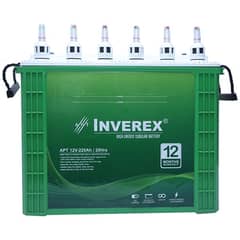 Inverex Tall Tubular 12V-220Ah Battery