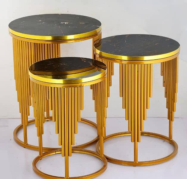 Burj style nesting tables set 0