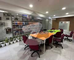 600 Sq Yards G+2 Building Main Shahrah E Faisal With Car Parking Corporate Office On Rent Fully Furnished