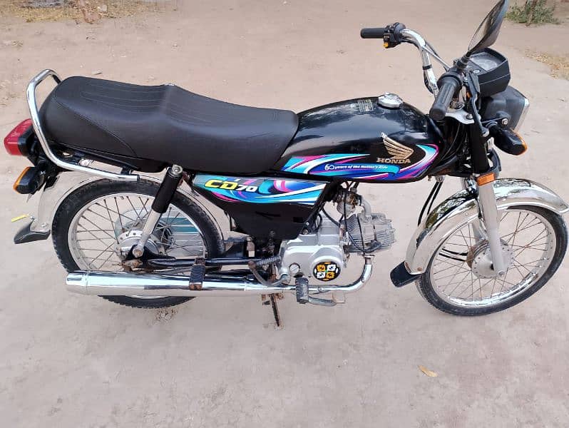 Honda CD 70 Model 2024 Karachi no For Sale 0