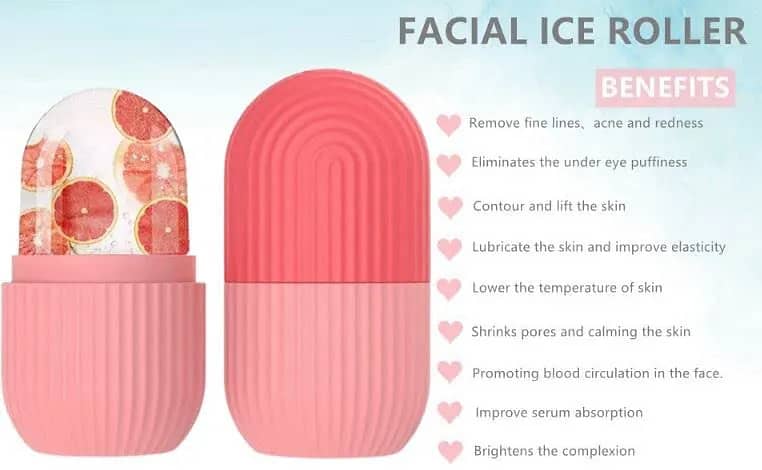 Silicone Ice Roller for Face Enhances Skin Glow and Facial Beauty 4