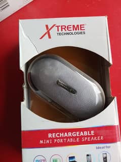 XTREME TECHNOLOGIES RECHARGABLE MINI PORTABLE SPEAKER