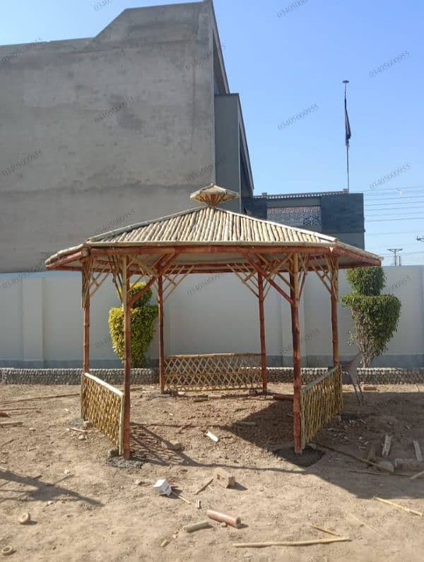 Bamboo canopy huts etc 6