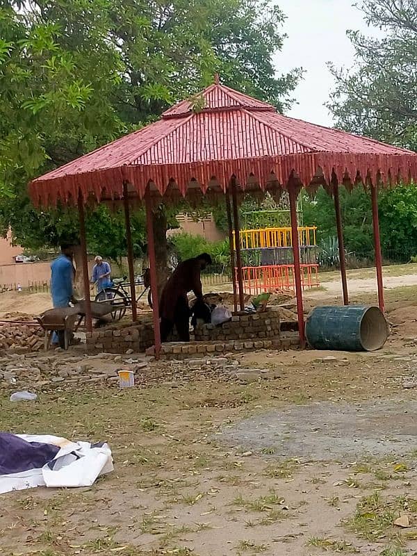 Bamboo canopy huts etc 17