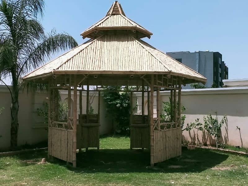 Bamboo canopy huts etc 19