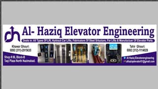 ALL HAZIQ ELEVATOR ENGINEERING all kinds of lift