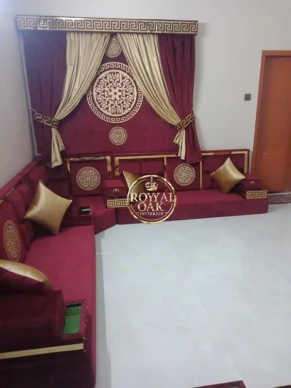 Arabic Majlis Sofa /Arbi Majlis | Saudi Majlis | Hujra Bethak | Sofa 10