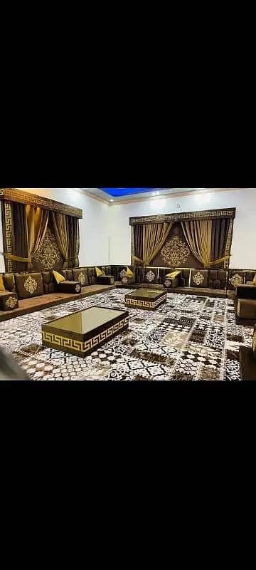 Arabic Majlis Sofa /Arbi Majlis | Saudi Majlis | Hujra Bethak | Sofa 11