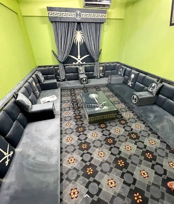 Arabic Majlis Sofa /Arbi Majlis | Saudi Majlis | Hujra Bethak | Sofa 16