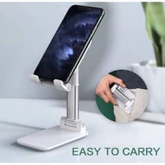 Premium & Adjustable  White Mobile Phone Holder - 1 Pcs for All phones